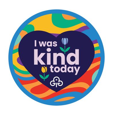 I was kind today woven badge