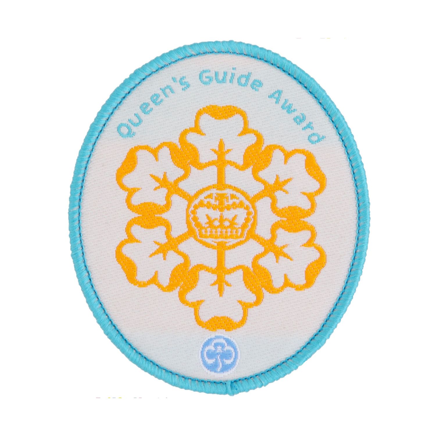 Queens guide award, Option: Old Trefoil Woven Badge