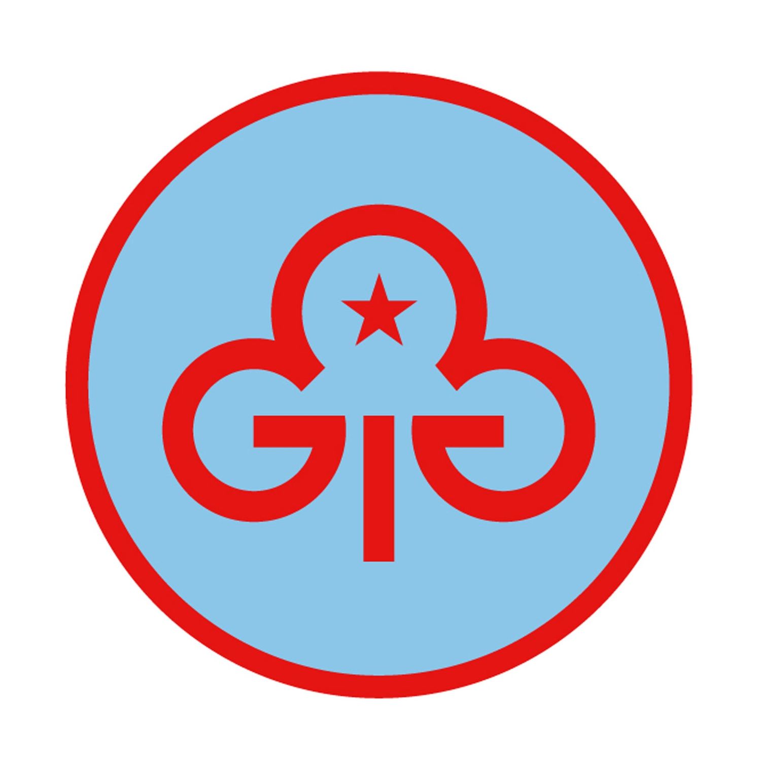 Rainbows trefoil woven badge (2023)