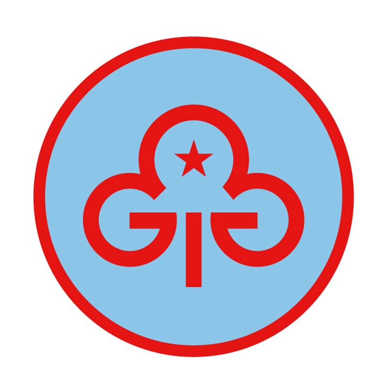 Rainbows trefoil woven badge (2023)
