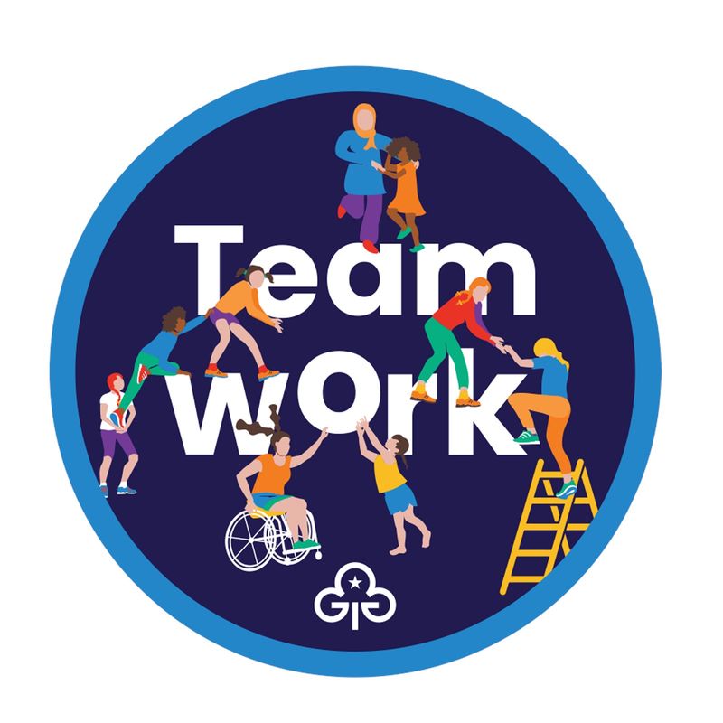Teamwork woven badge