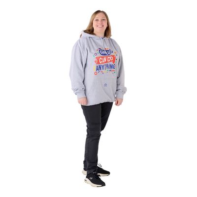 Girls can do anything hoodie (adult)
