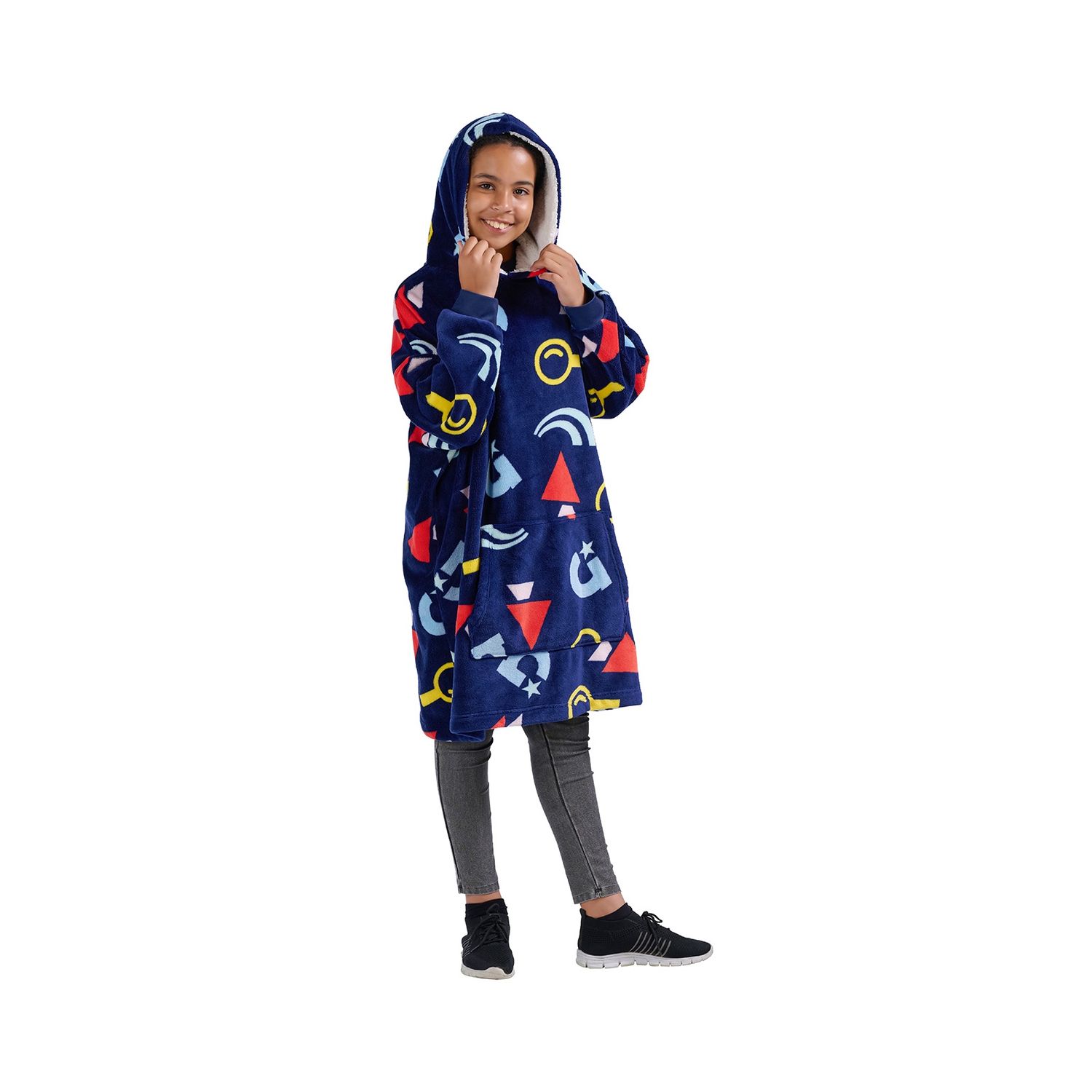 Girlguiding oversized fleece hoodie (child)