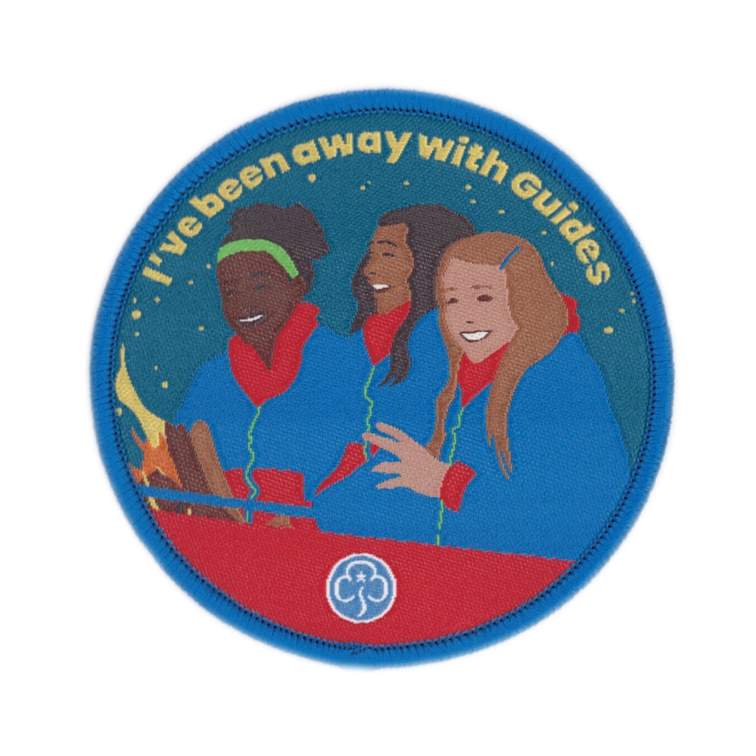 Guides I&#39;ve been away with woven badge (old trefoil)