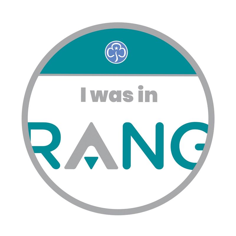 I was in Rangers woven badge (old trefoil)