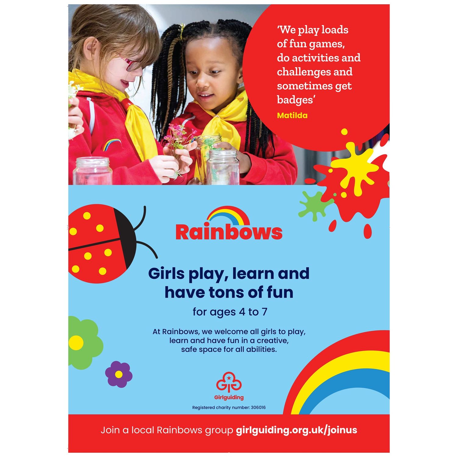 Rainbows poster (10 pack)