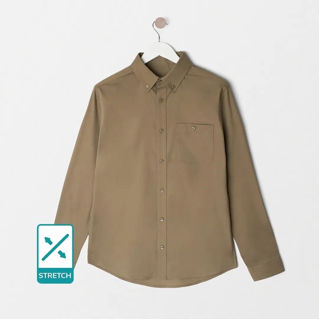 Explorers long sleeve uniform shirt with stretch