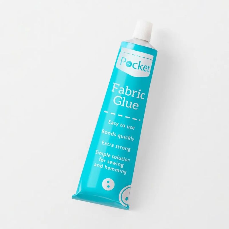 Fabric badge glue
