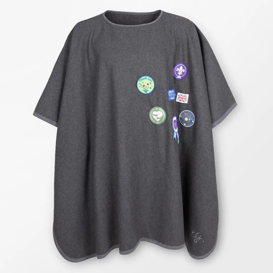 Scouts fleur de lis blanket poncho