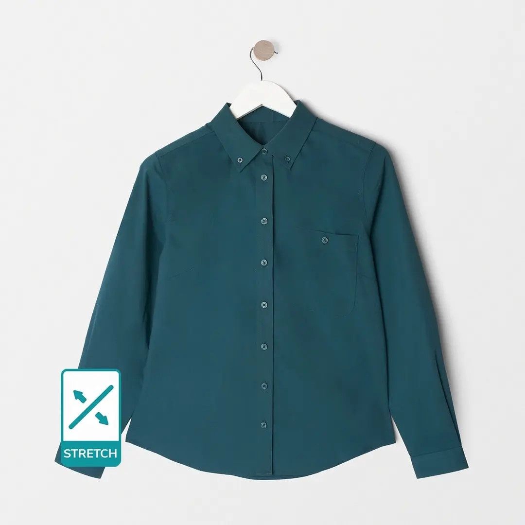 Scouts long sleeve uniform blouse with stretch