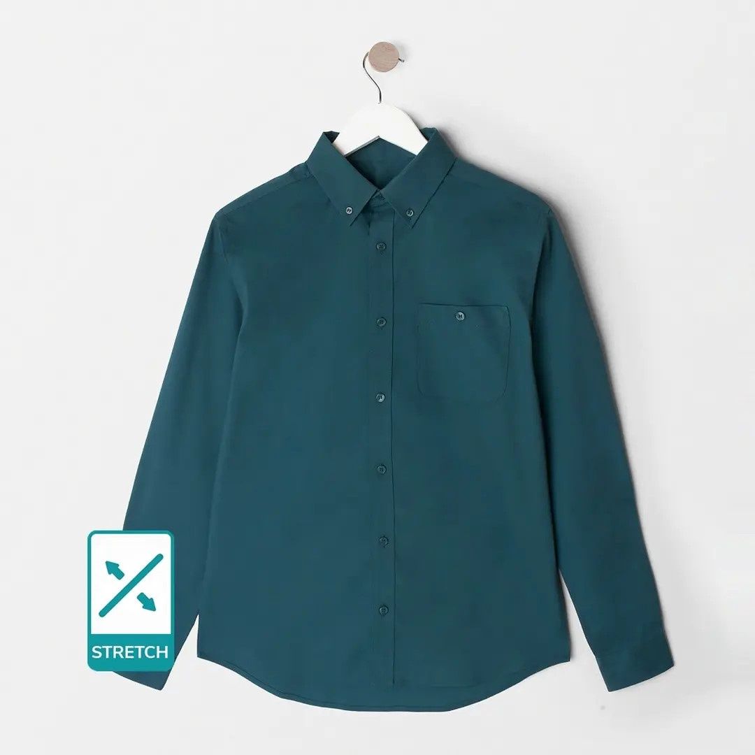 Scouts long sleeve uniform shirt with stretch