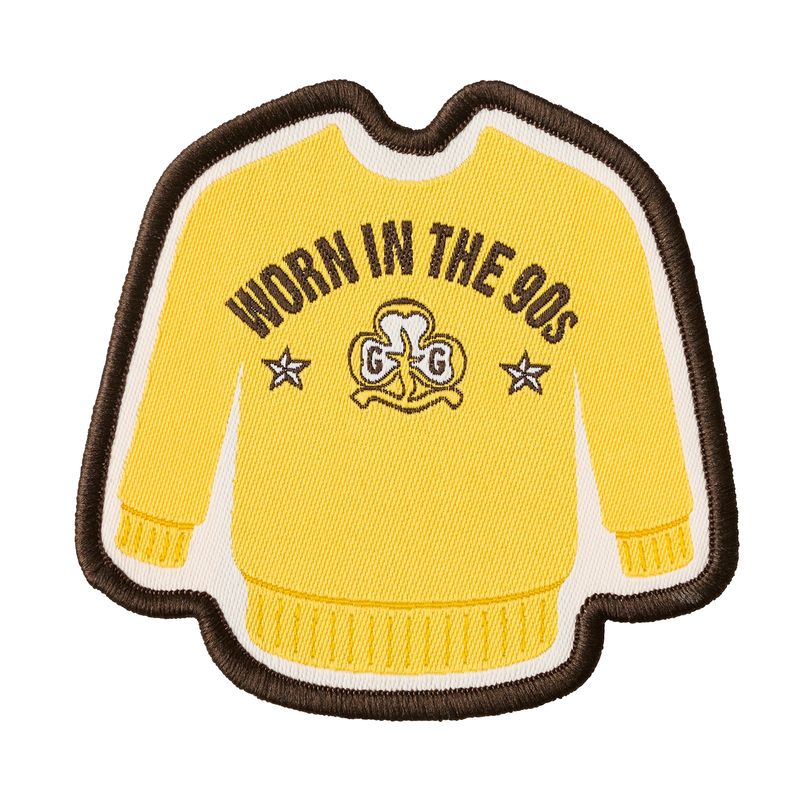 Worn in the 90s Brownies woven badge
