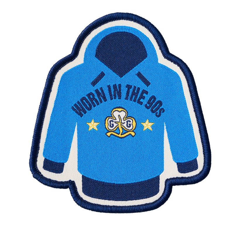Worn in the 90s Guides woven badge