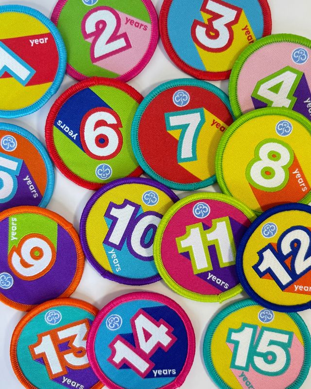 Anniversary badges
