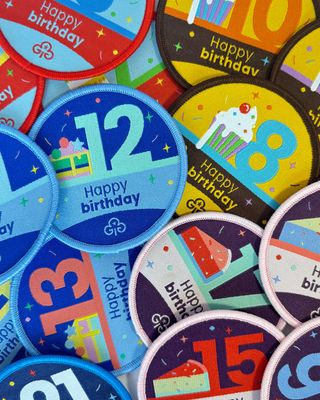 Birthday badges