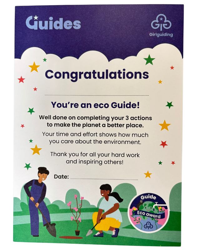 Guides eco award