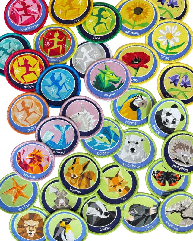 Woven emblem badges