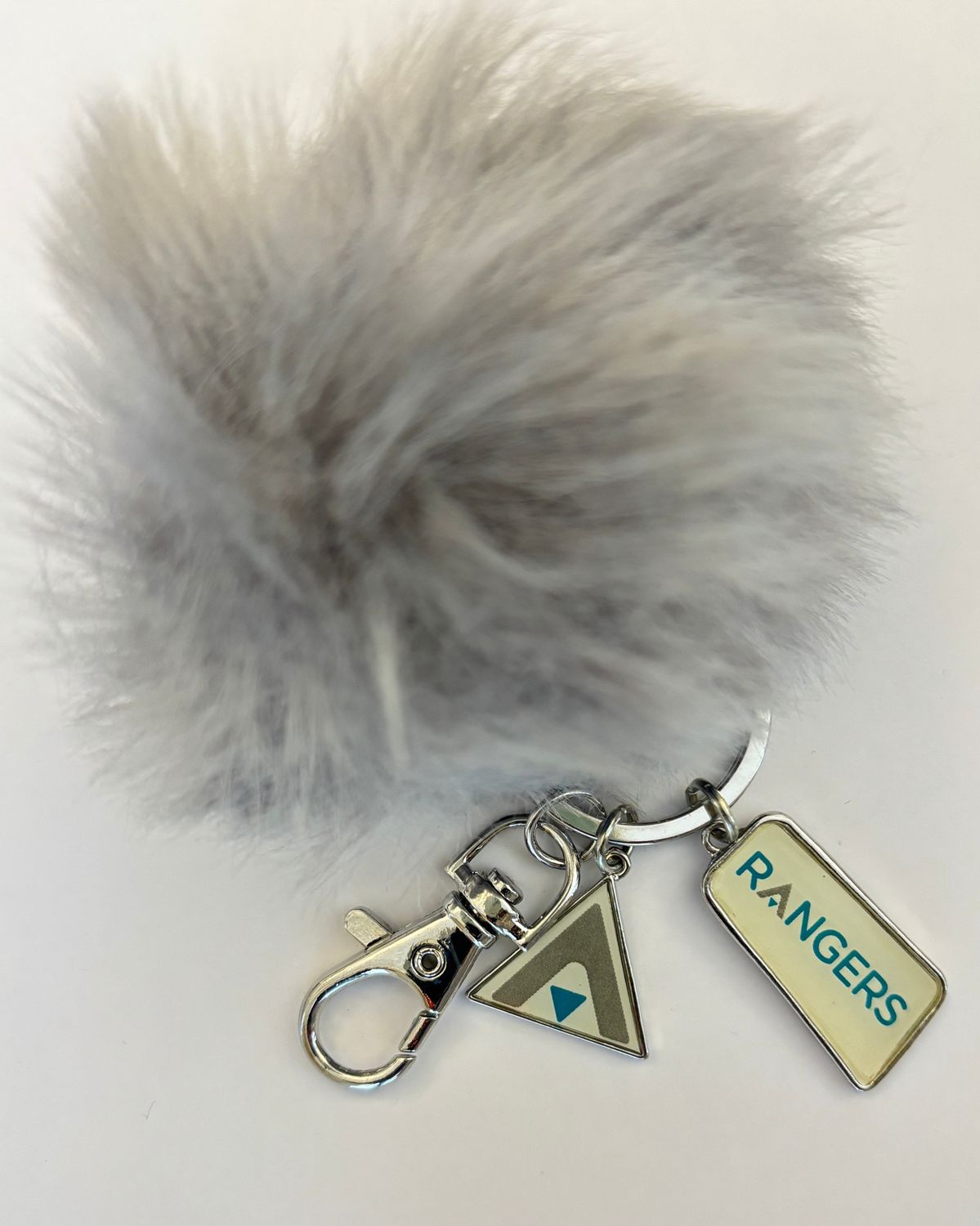 Rangers pom-pom keyring