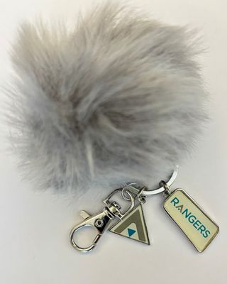 Rangers pom-pom keyring