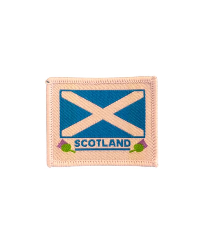 GGS saltire woven badge