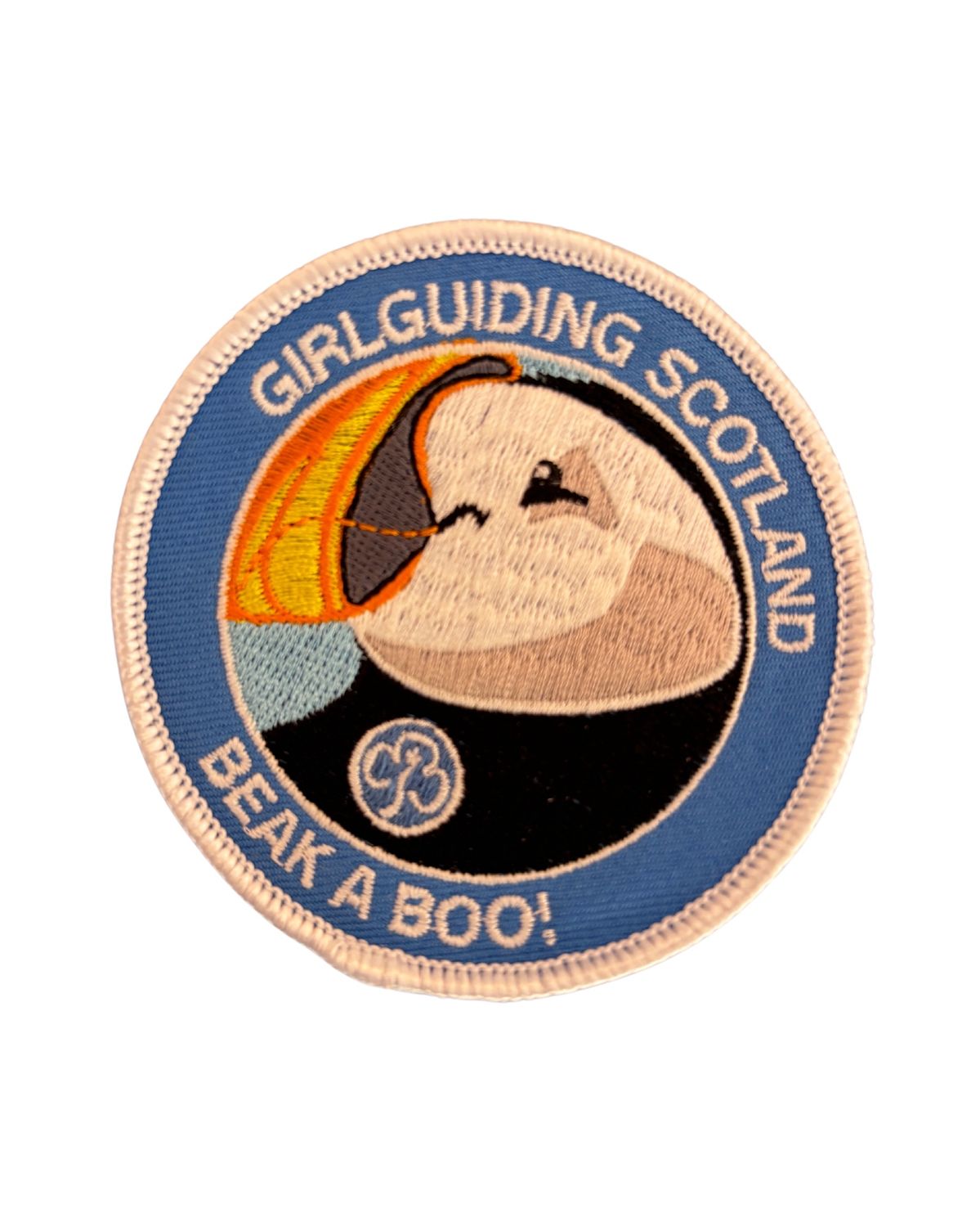 GGS beak a boo! woven badge