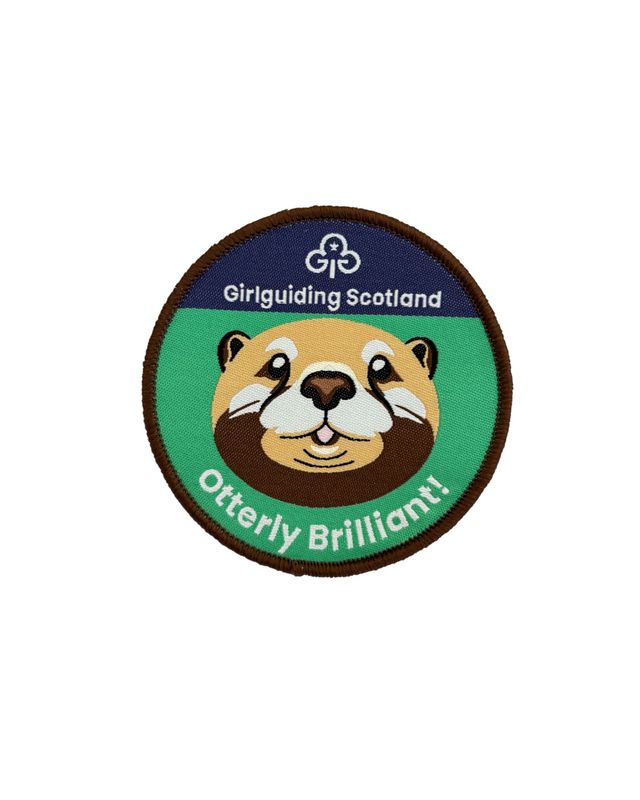 GGS otterly brilliant woven badge