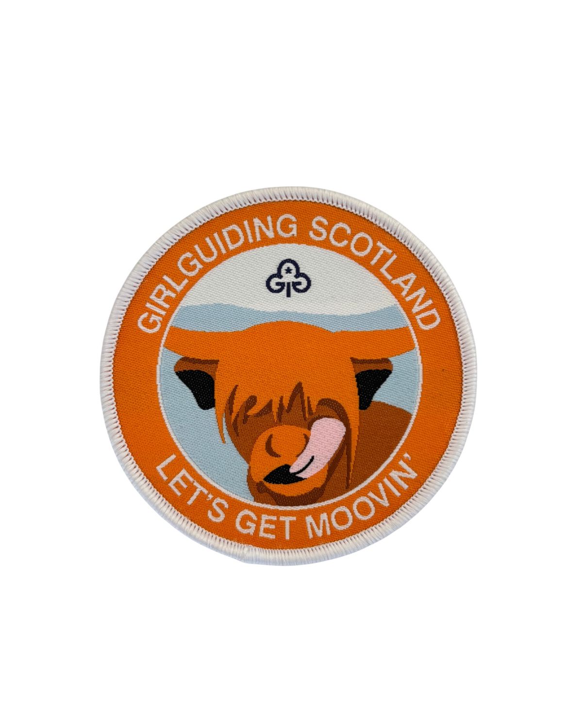 GGS lets get moovin&#39; woven badge