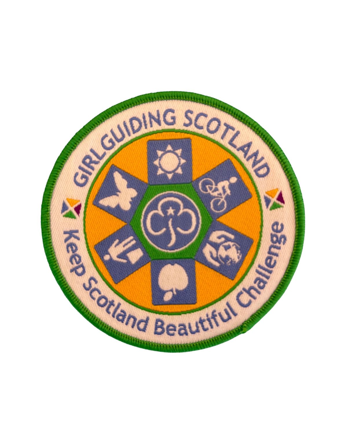 GGS keep scotland beautiful woven badge