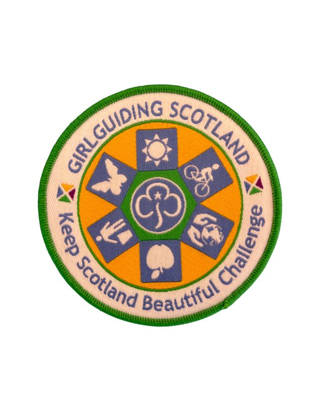 GGS keep scotland beautiful woven badge