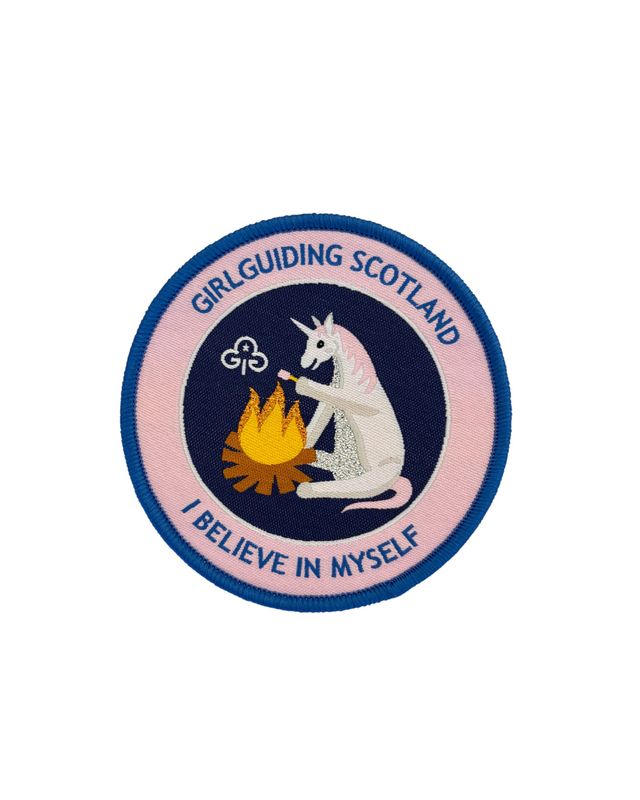 GGS I believe in myself woven badge
