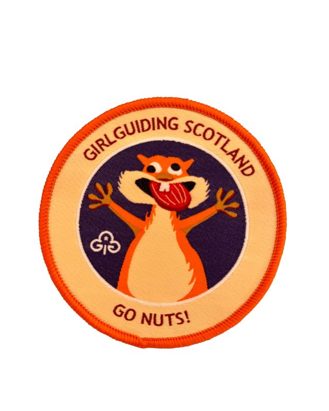 GGS go nuts! woven badge