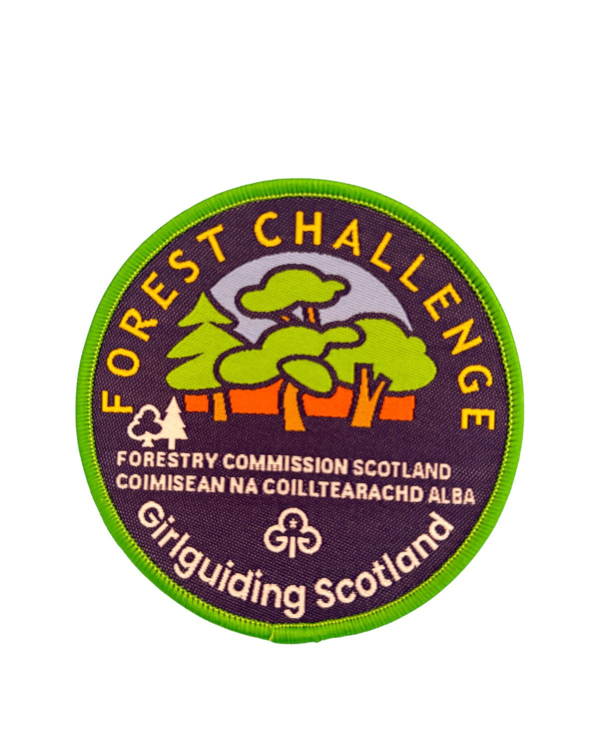 GGS forest challenge woven badge