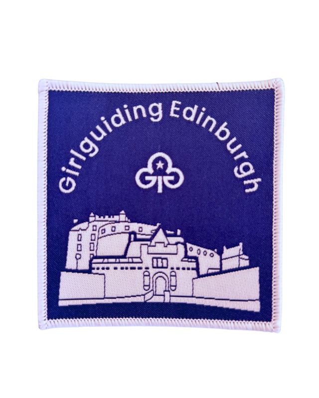 Girlguiding Edinburgh woven badge