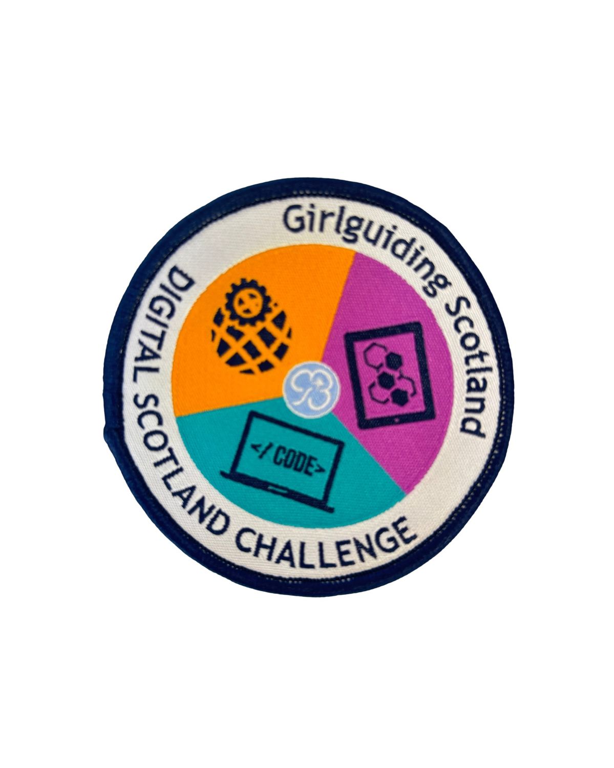 GGS digital scotland woven badge