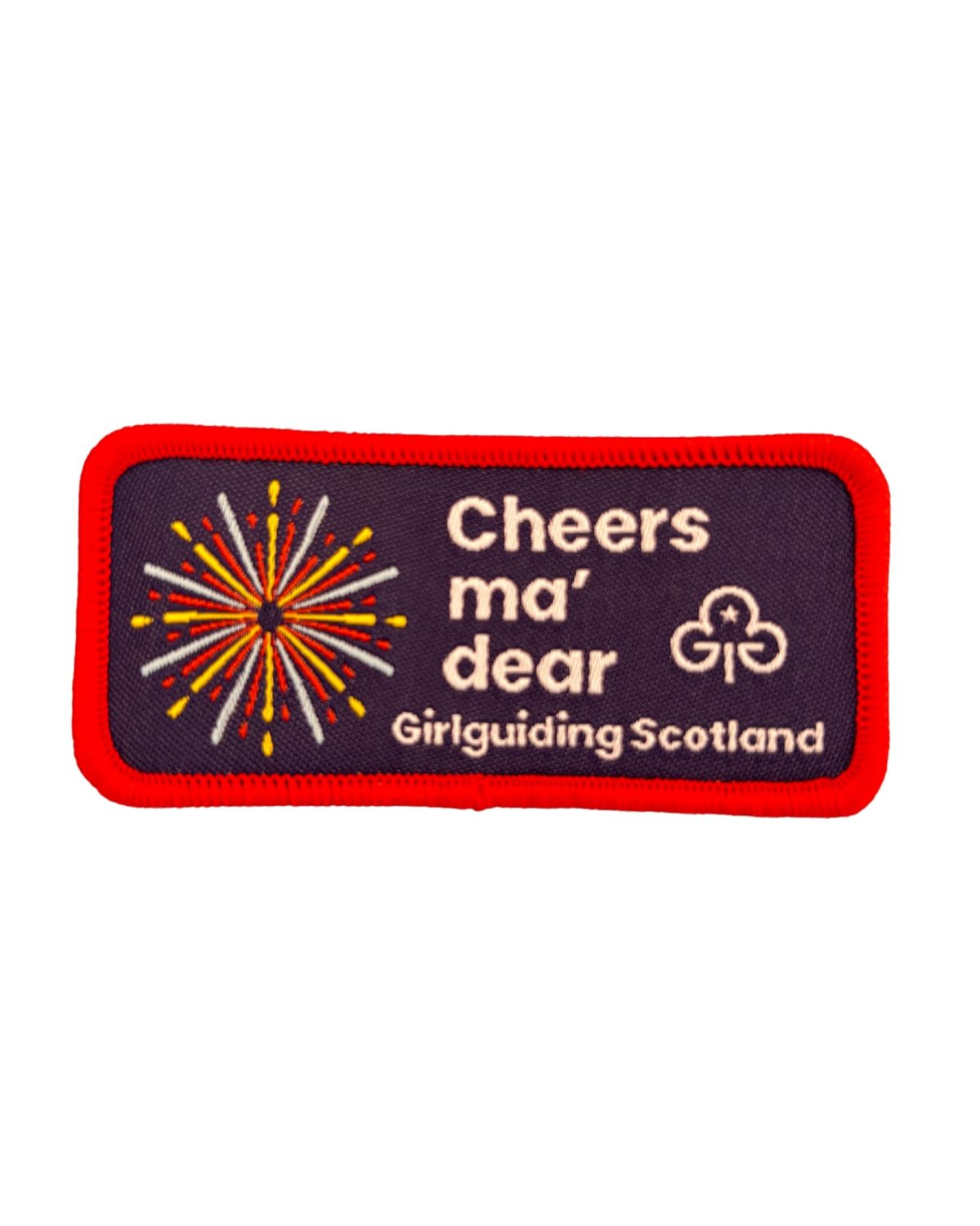 GGS cheers ma dear woven badge