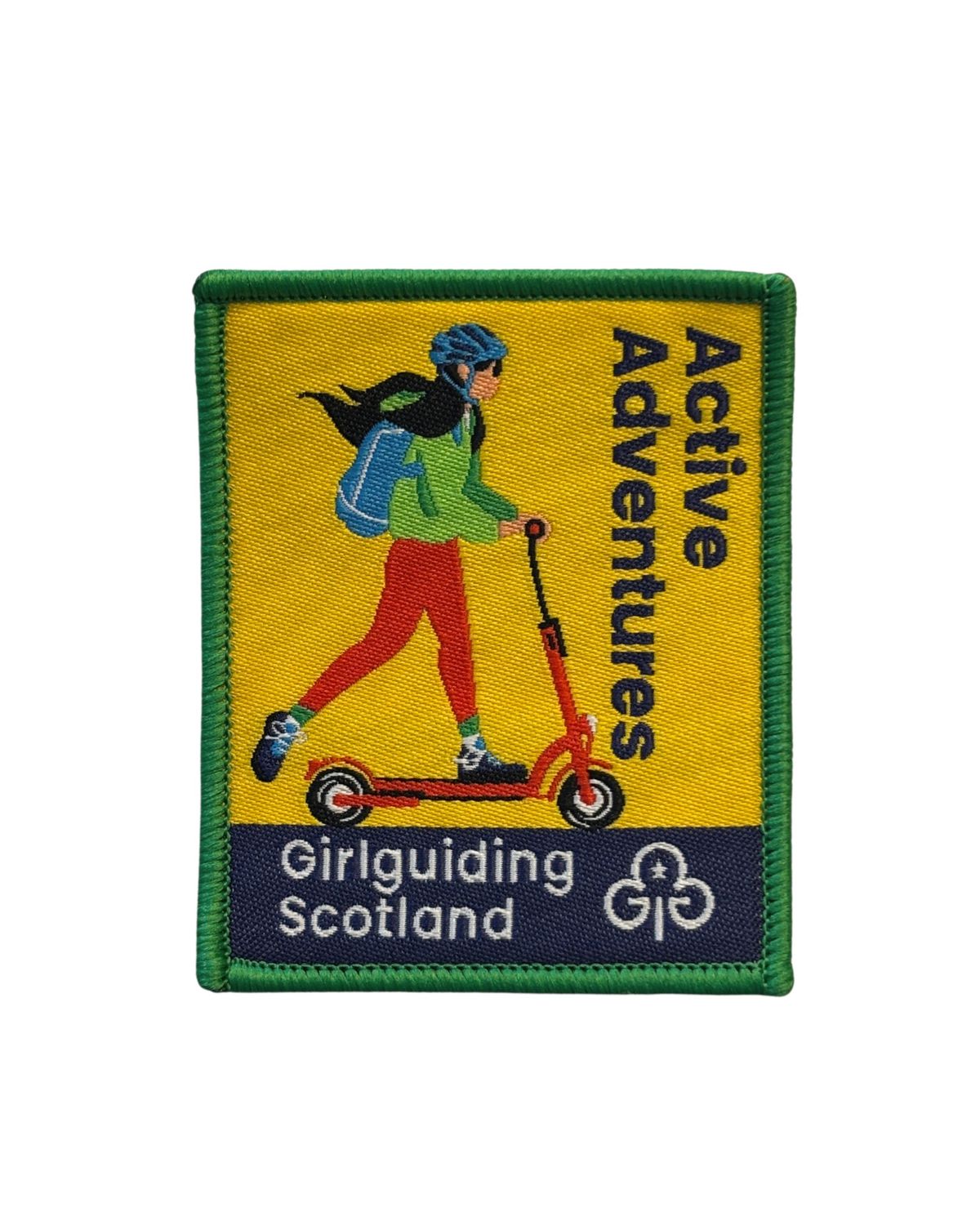 GGS active adventures woven badge