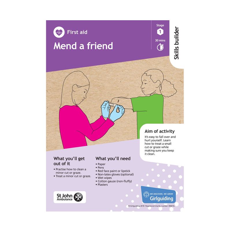 Skill builder pack - be well - first aid stage 1