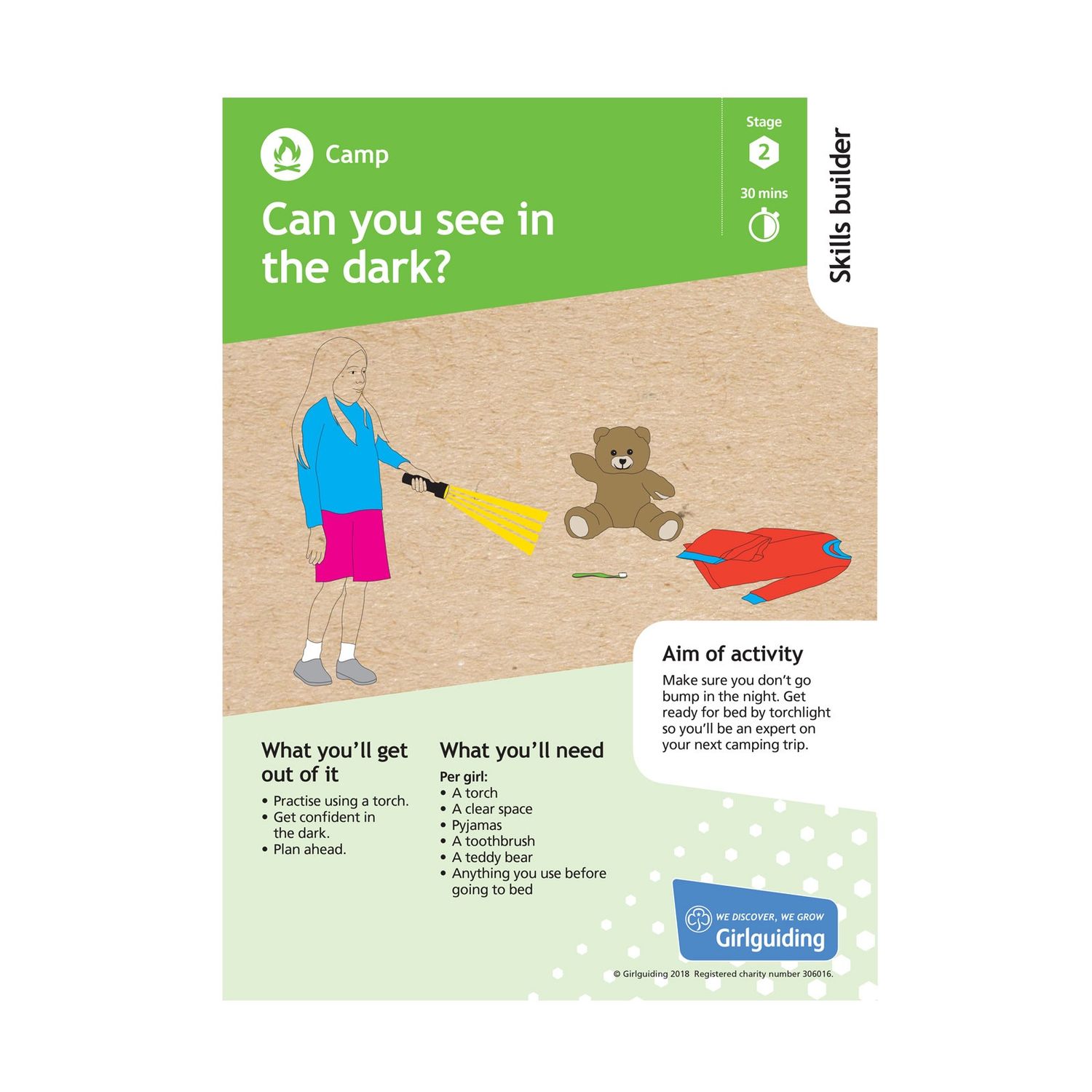 Skill builder pack - have adventures - camp stage 2