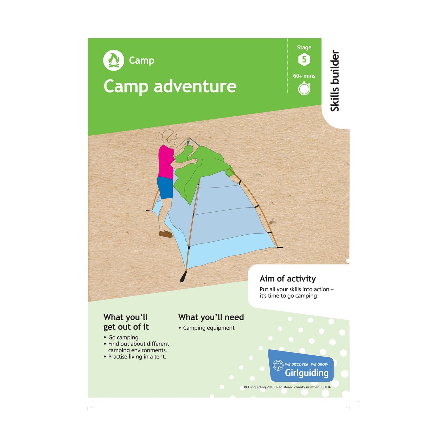 Skill builder pack - have adventures - camp stage 5