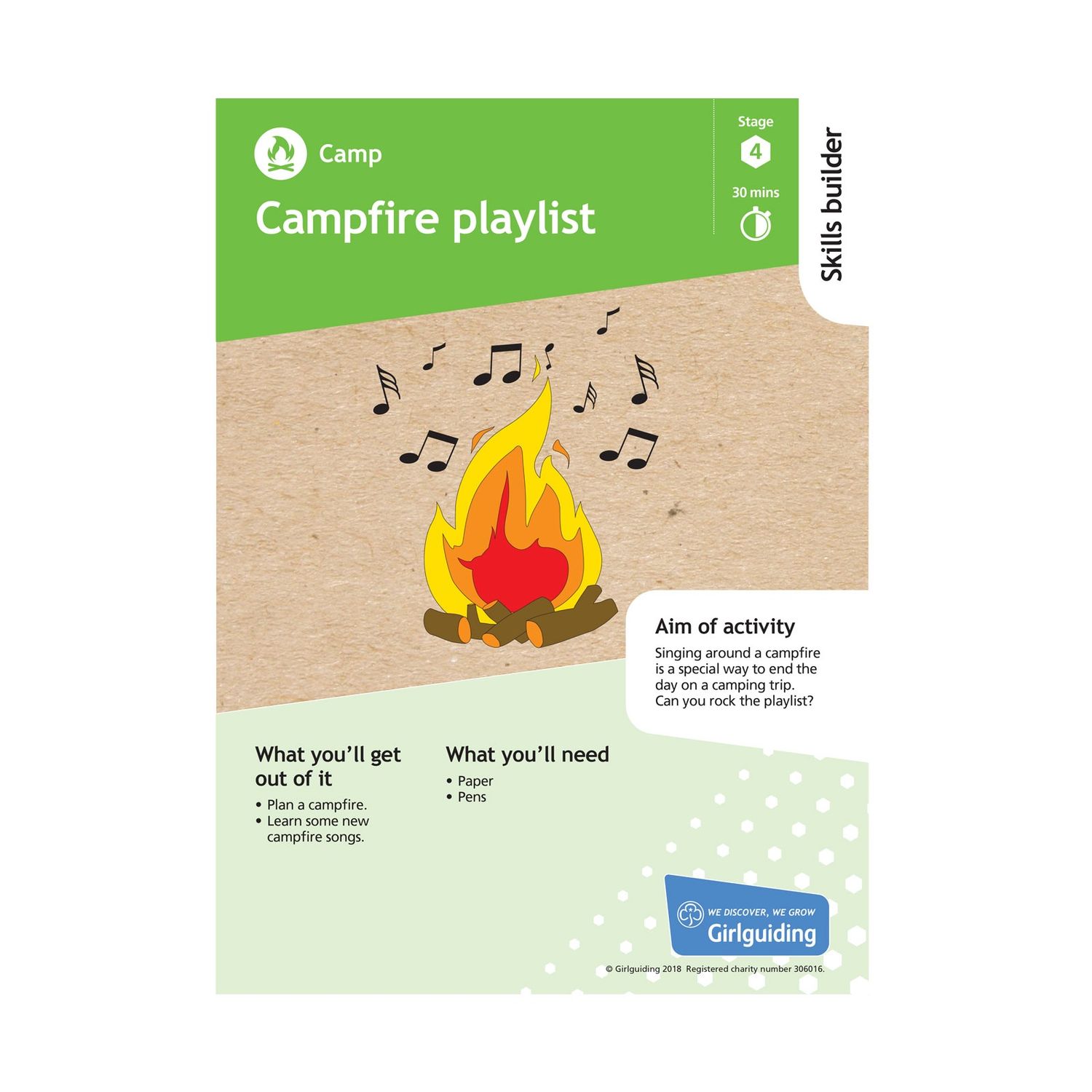 Skill builder pack - have adventures - camp stage 4