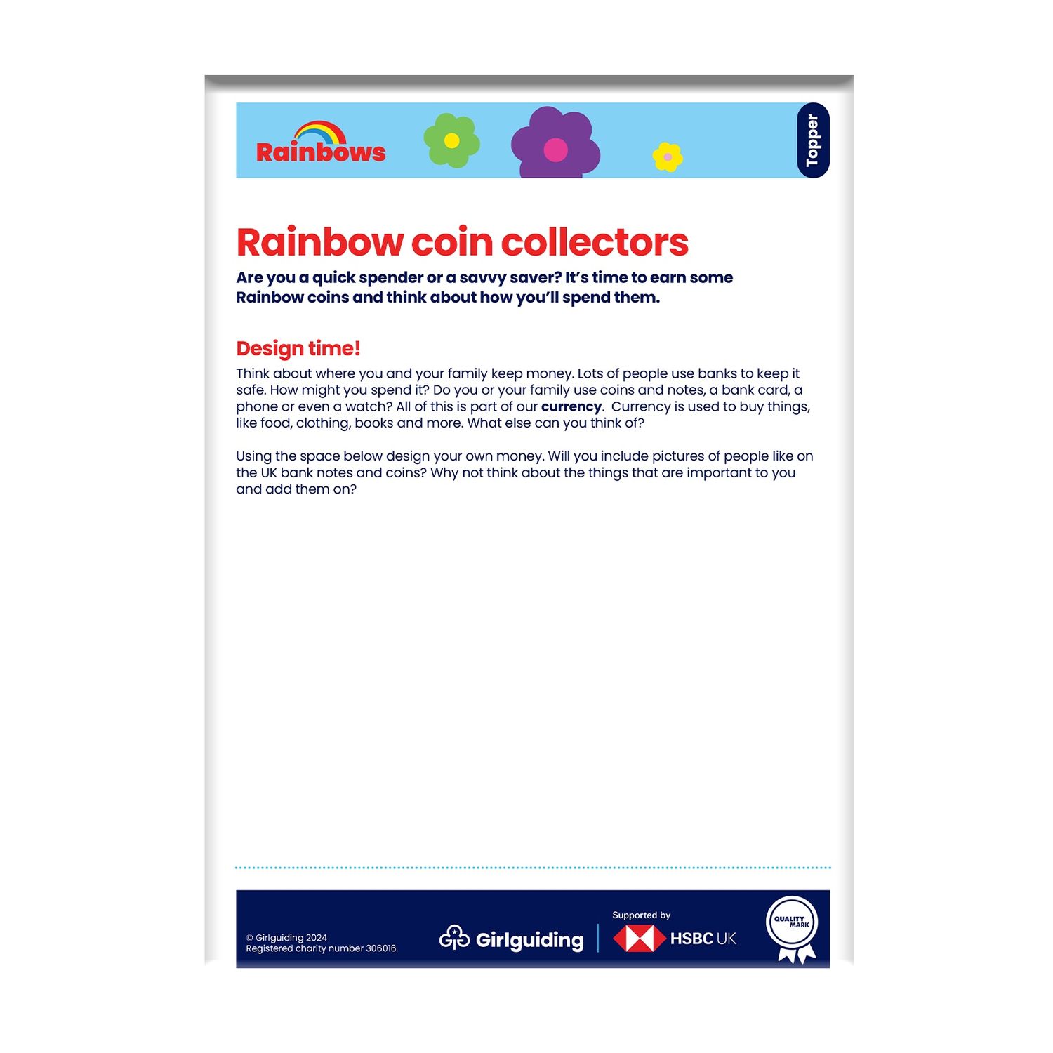 Rainbows topper - coin collectors