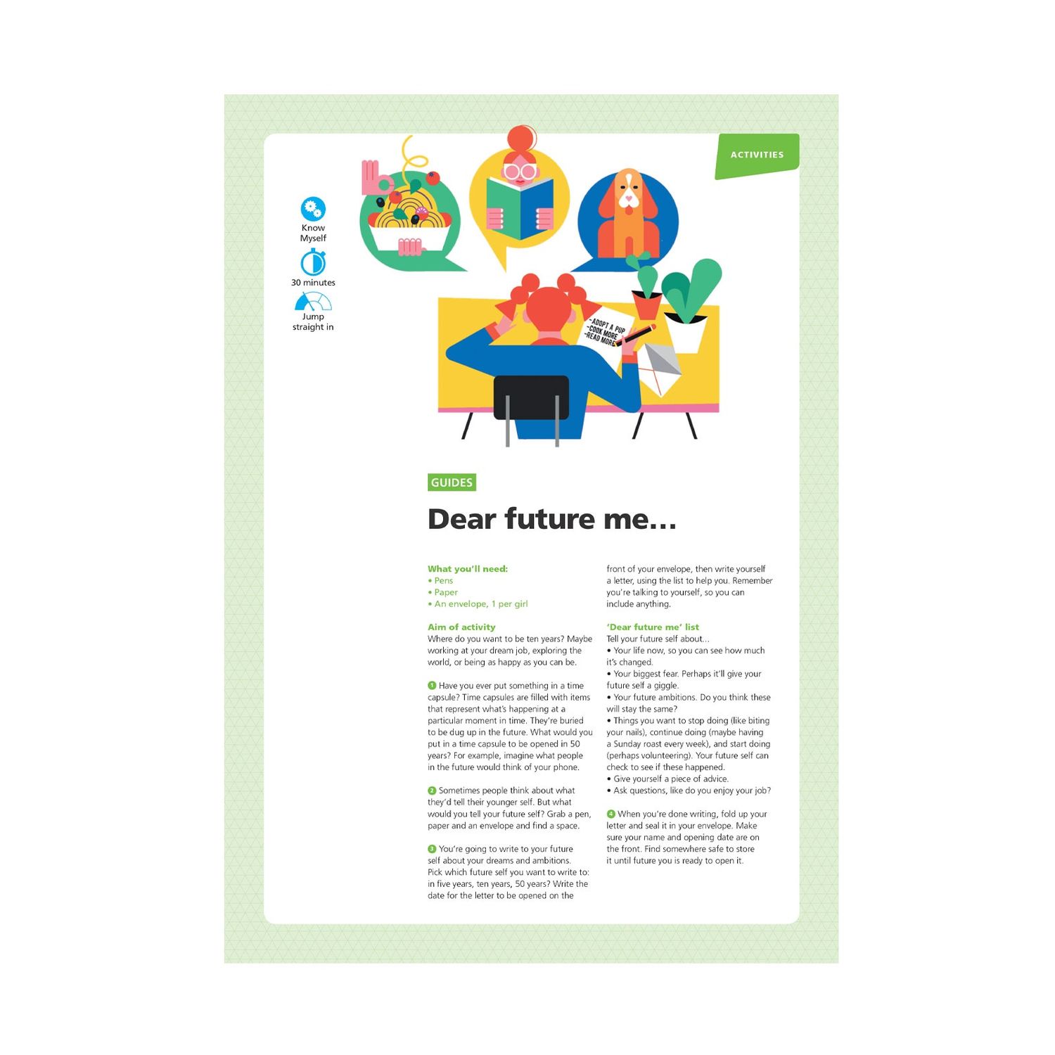 Guides UMA - know myself - dear future me…