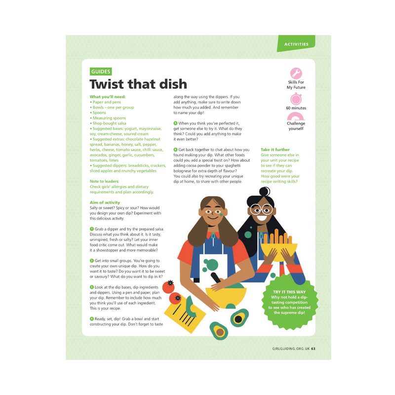 Guides UMA - skills for my future - twist that dish