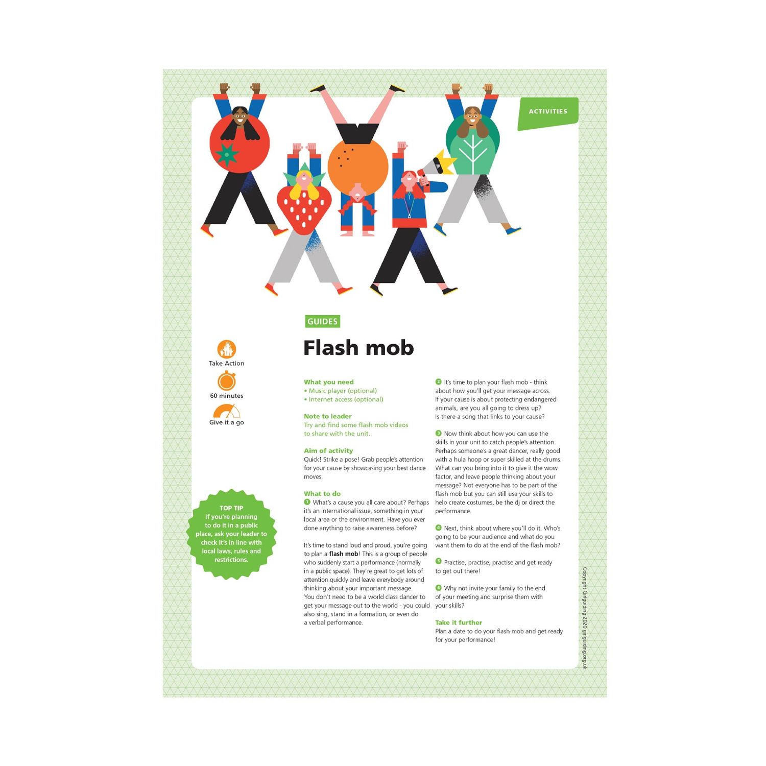 Guides UMA - take action - flash mob