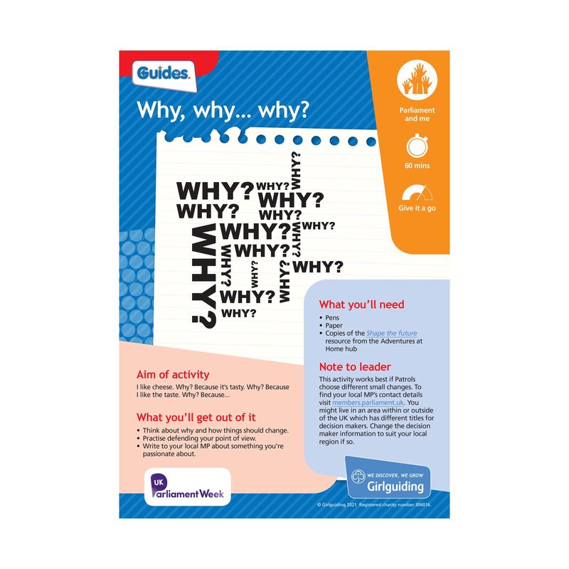 Guides UMA - take action - parliament and me - why, why... why?