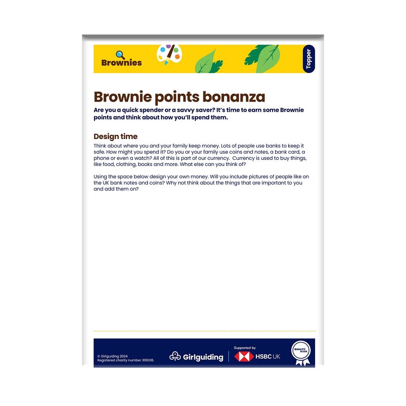 Brownies topper - points bonanza