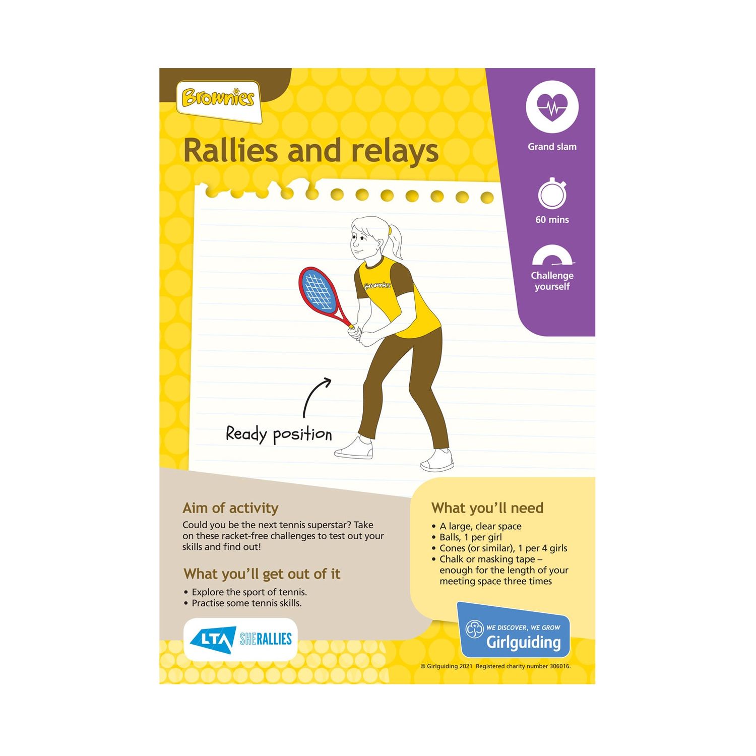 Brownies UMA - be well - grand slam rallies and relays