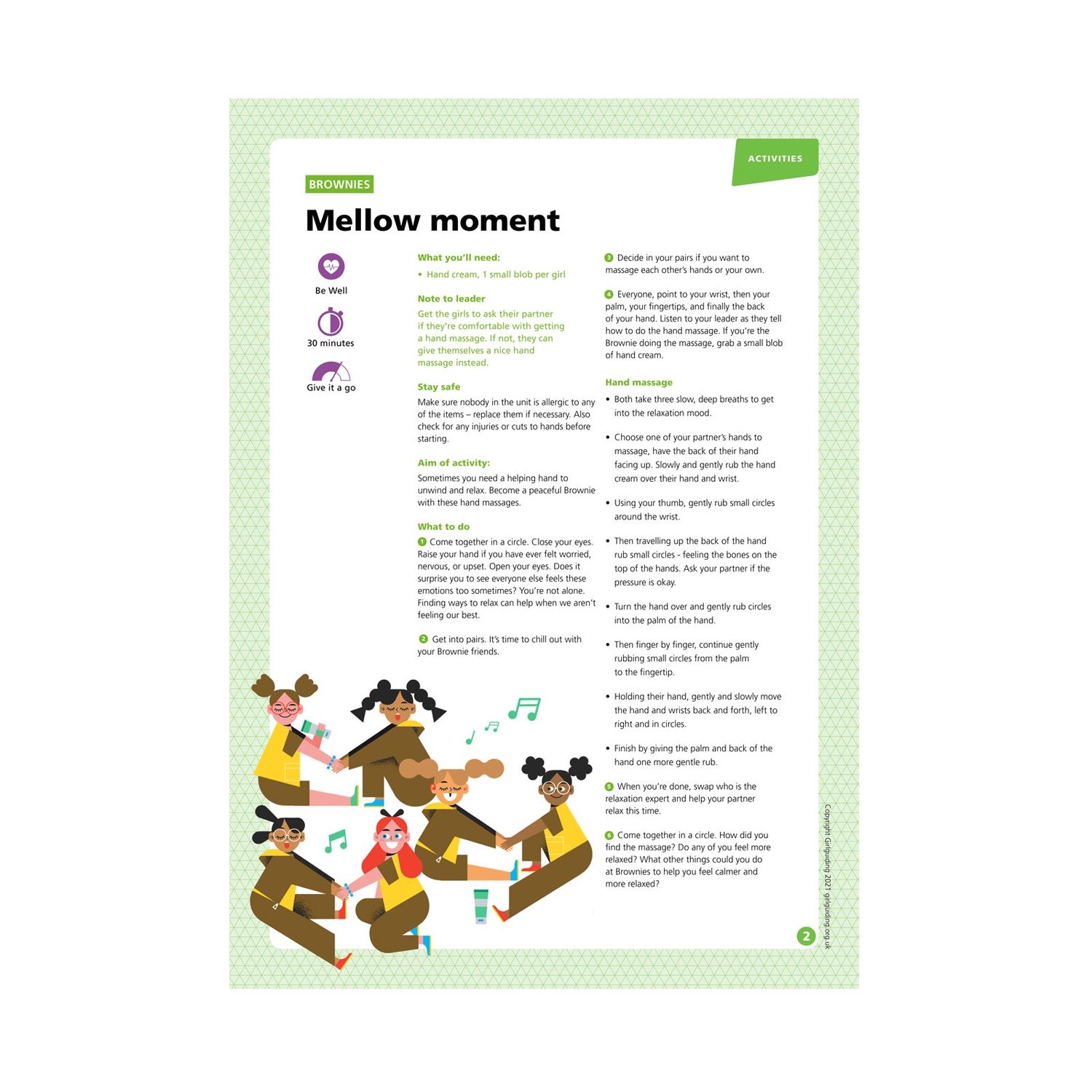 Brownies UMA - be well - mellow moment