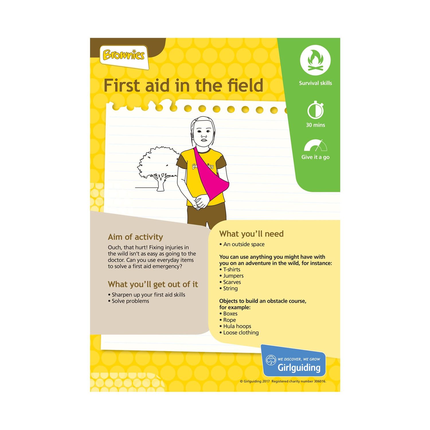 Brownies UMA 1 (first aid in the field)