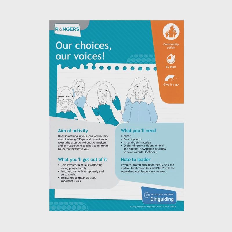Rangers UMAC 4 (our choices, our voices!)